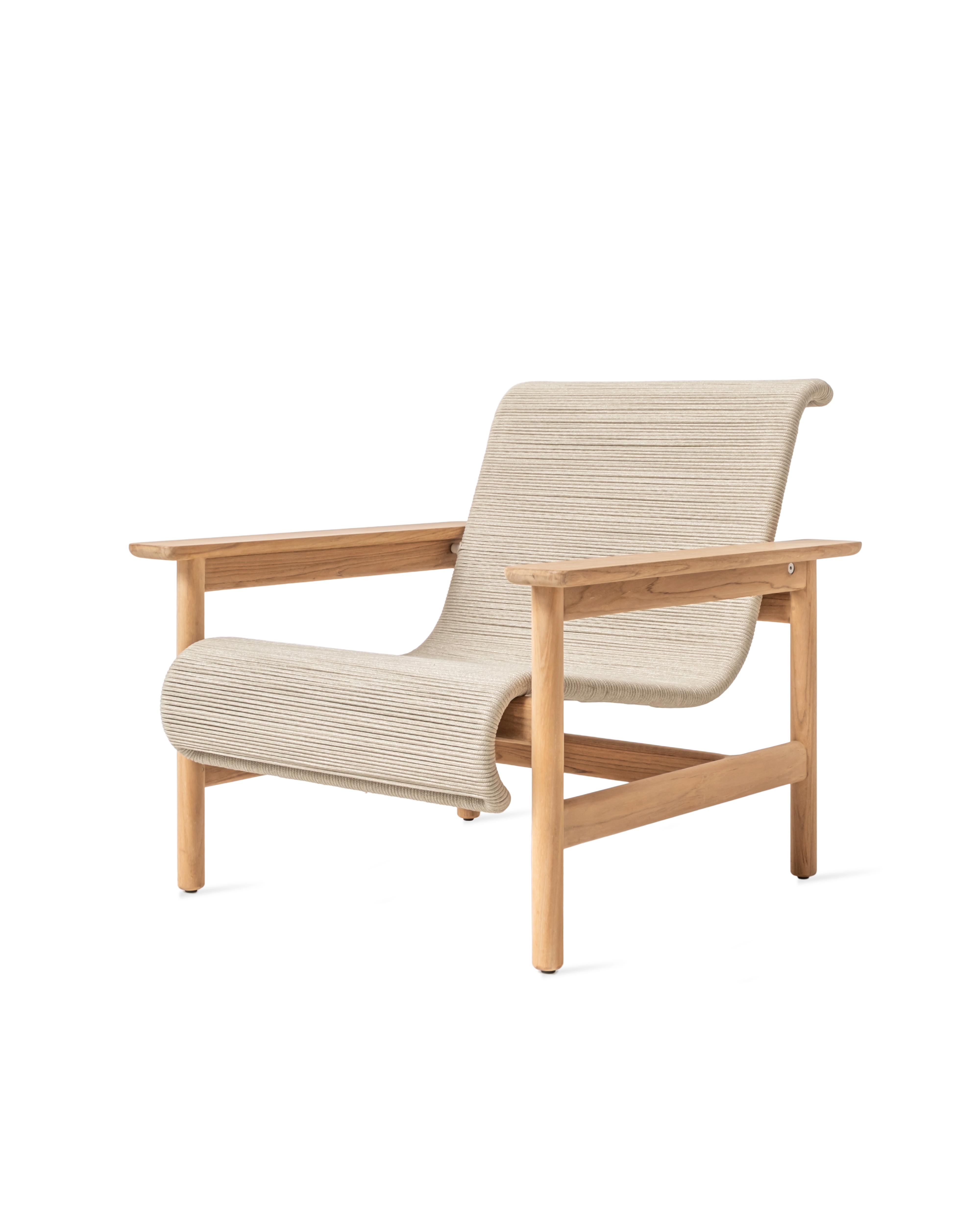 Vincent Sheppard_Tomus lounge chair_Untreated teak flax rope_45°_FF